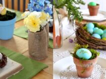 Homemade Easter Table Decor and Favor Ideas